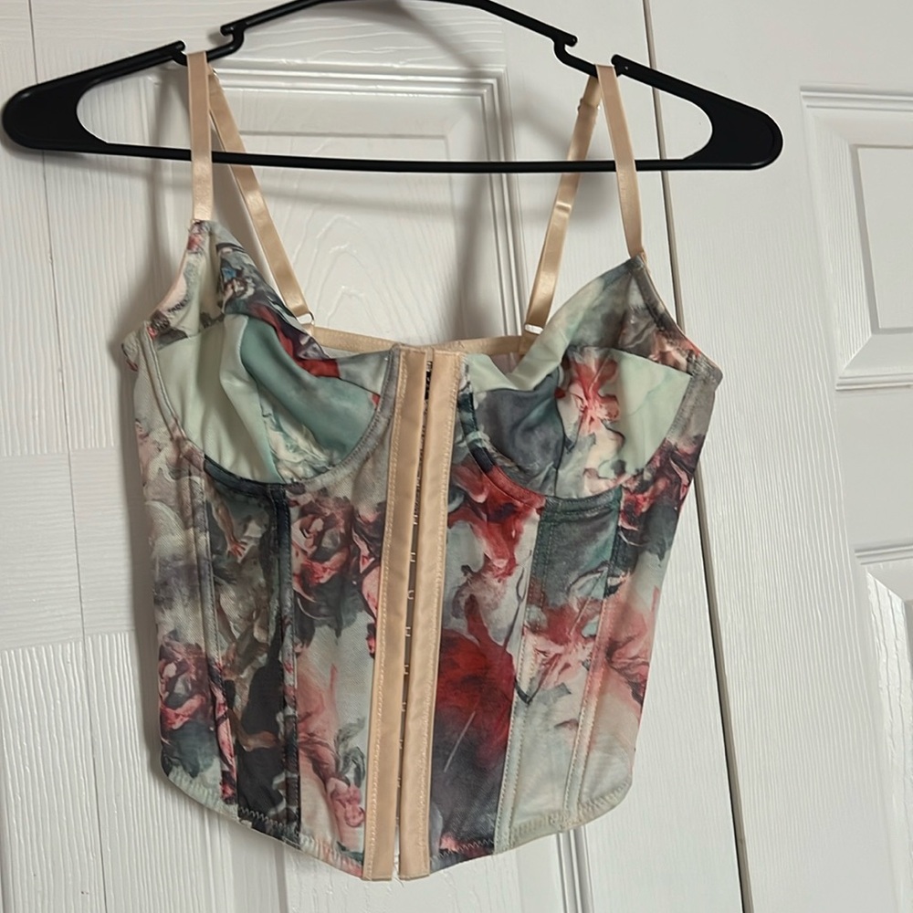 Floral Corset Top